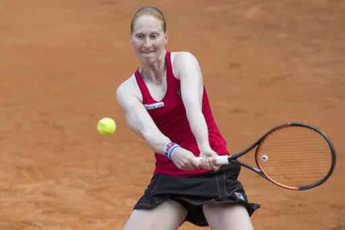 Van Uytvanck in tweede ronde WTA Rome niet voorbij Wozniacki