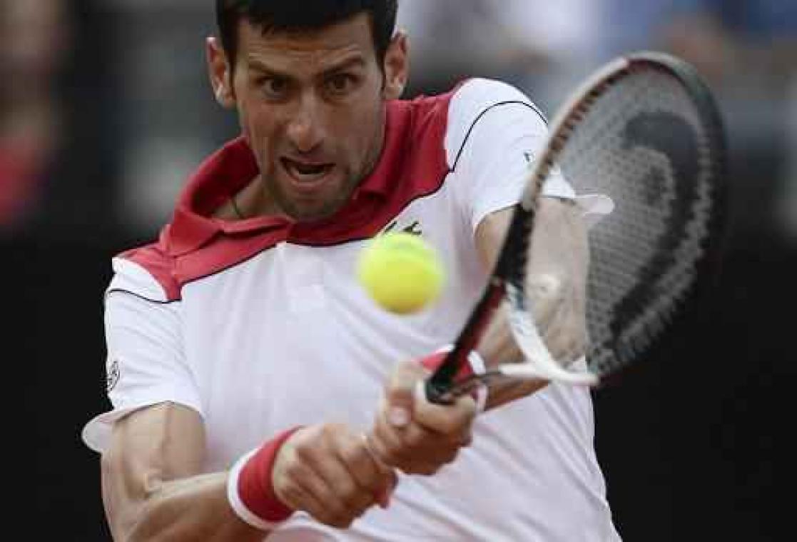 ATP Rome - Novak Djokovic staat voor het eerst dit seizoen in halve finales