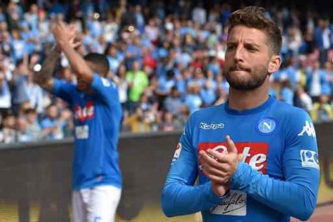 Belgen in het buitenland - Invaller Dries Mertens wint slotwedstrijd met Napels
