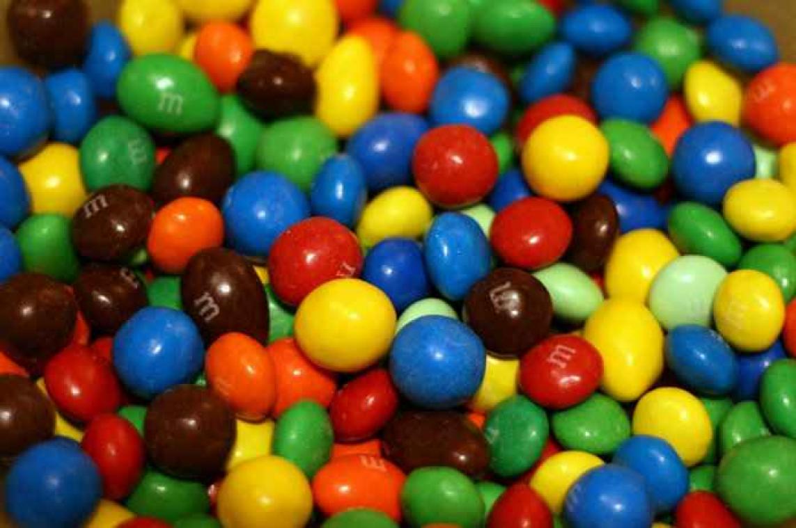 Binnenkort M&M's met witte vulling te koop