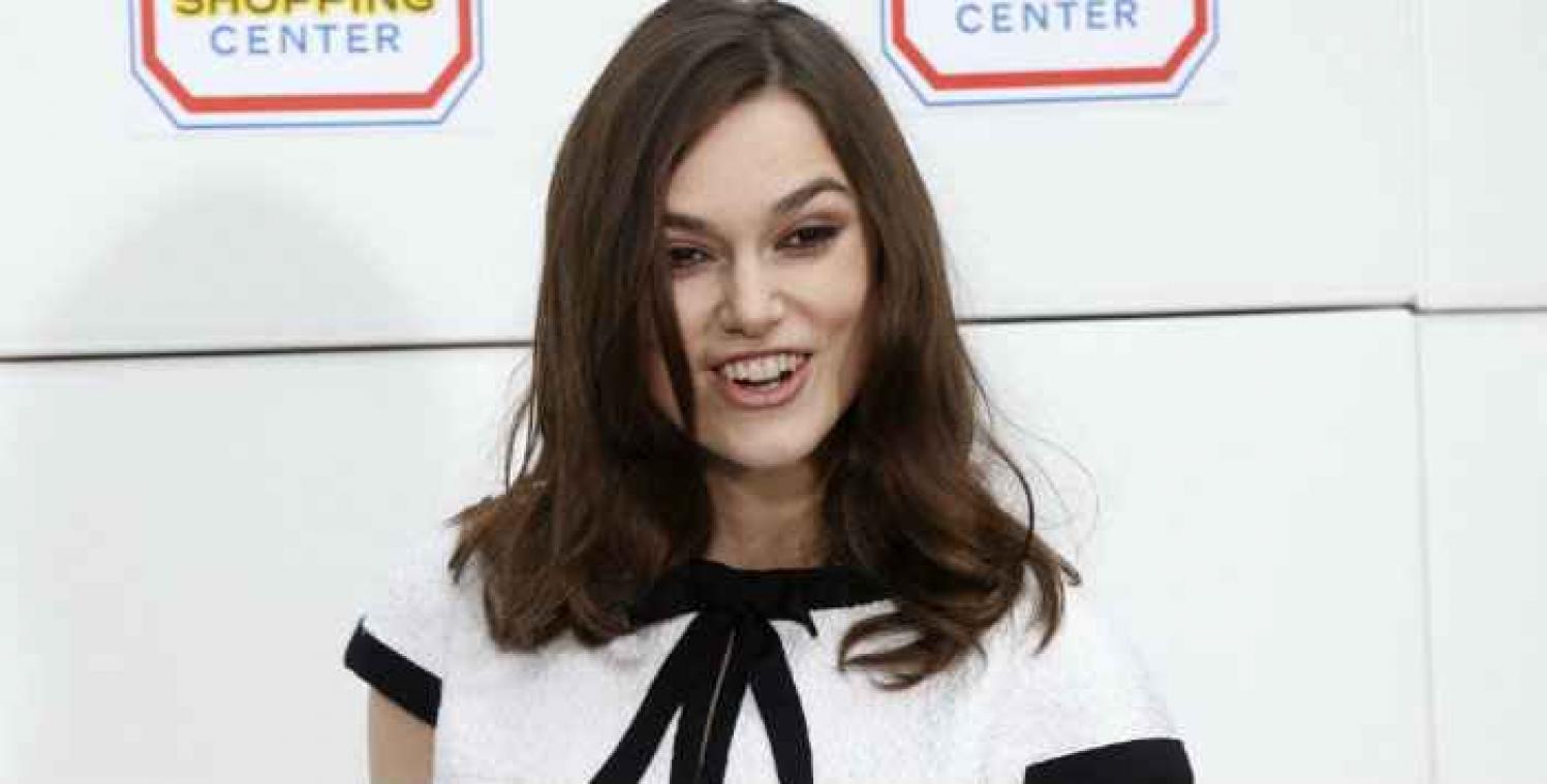 Keira Knightley heeft haast geen middel meer 