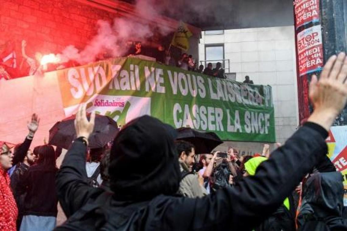 Overgrote meerderheid Franse spoorlui verwerpt hervormingen