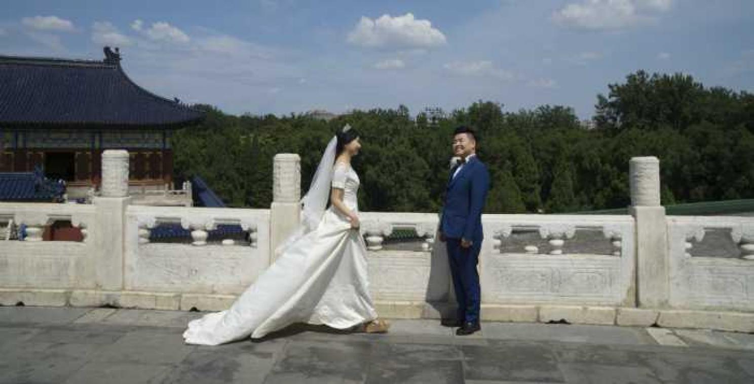 Chinezen trouwden en masse tijdens het eindejaar