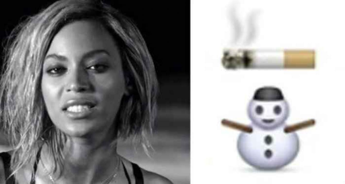 Drunk in Love van Beyoncé verteld in emoticons