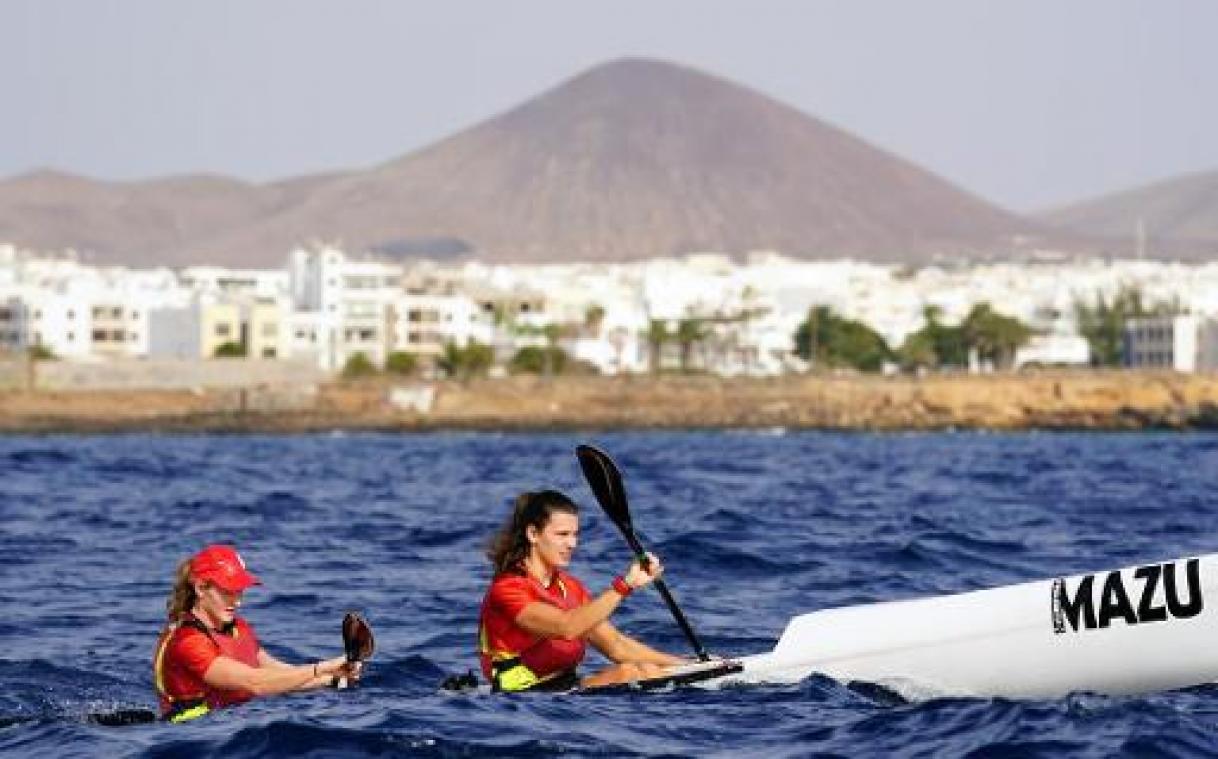 WB kajak sprint Duisburg - Broekx-Peters pakken brons in de K2 500m
