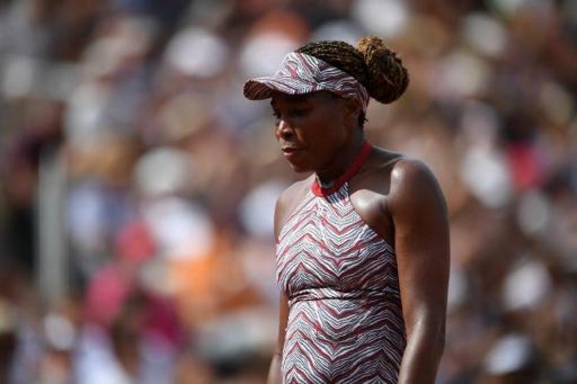 Roland-Garros - Venus Williams overleeft eerste ronde niet