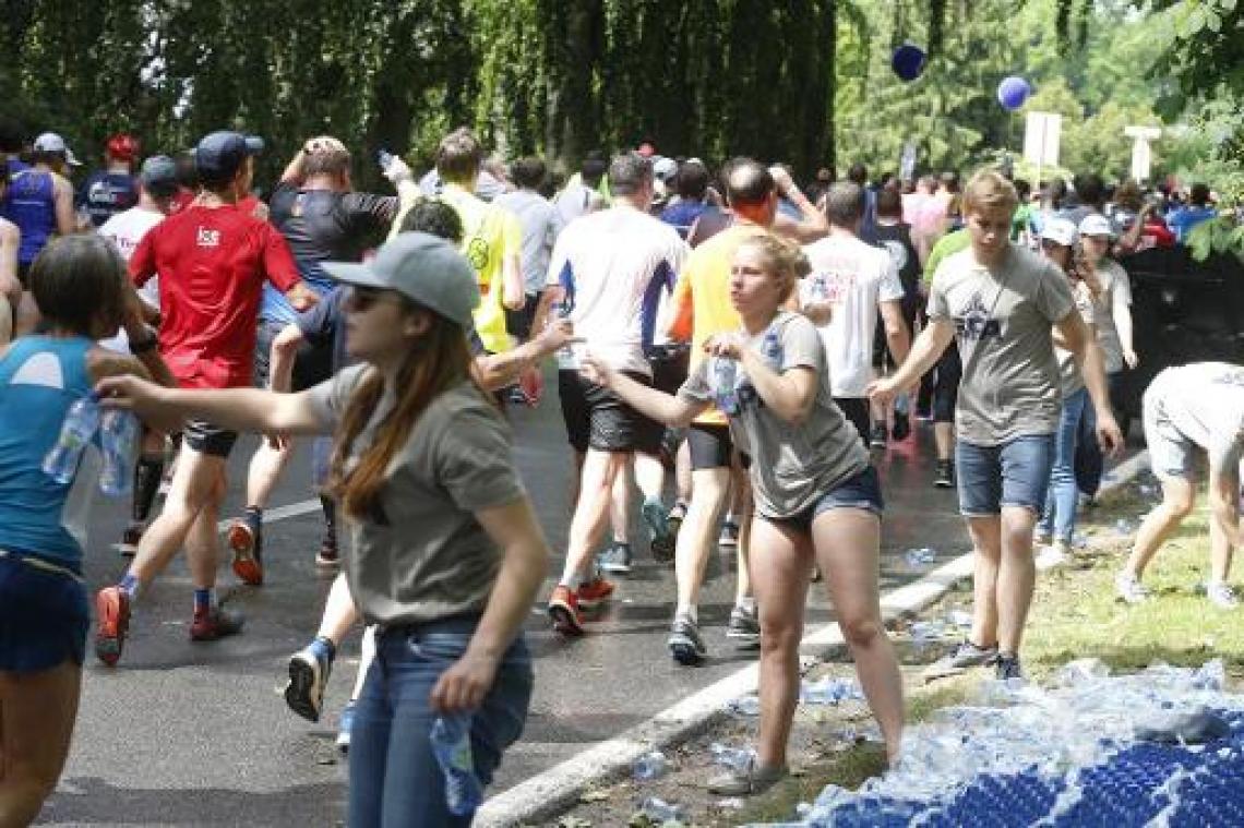 Circa 200 mensen hadden ter plaatse verzorging nodig tijdens 20 km door Brussel