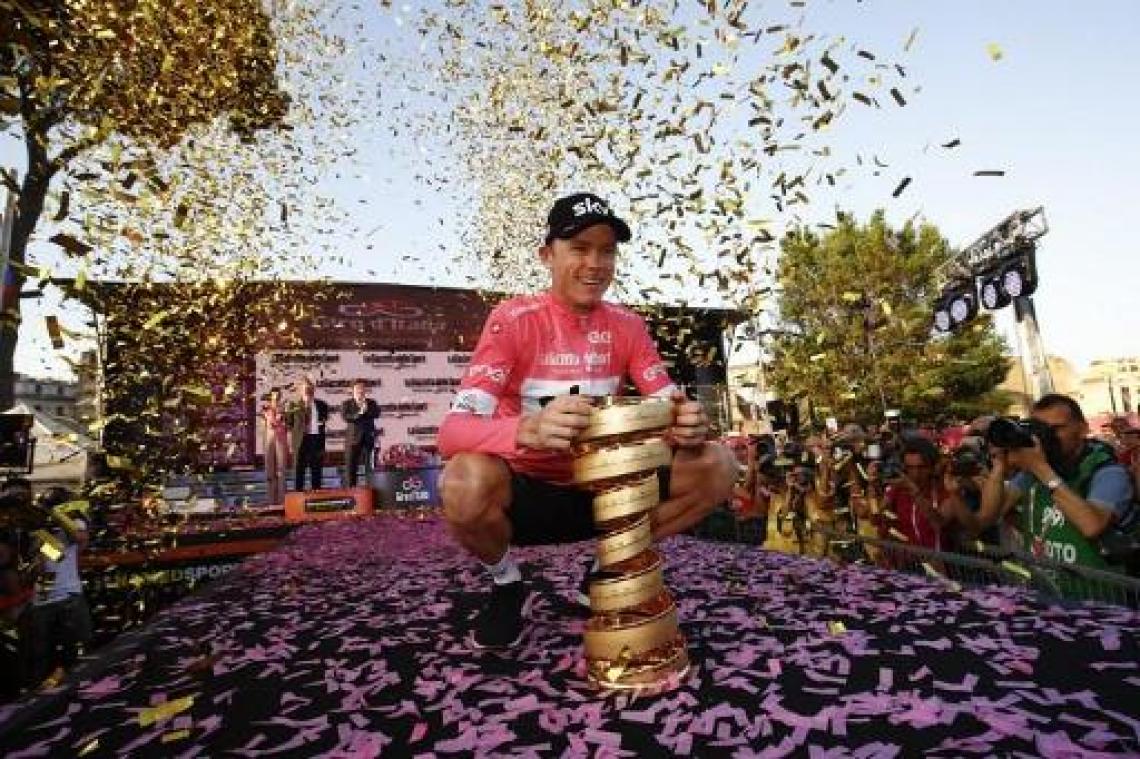 Giro - Froome viert eindzege: "Deze wedstrijd is zo anders dan alle andere"