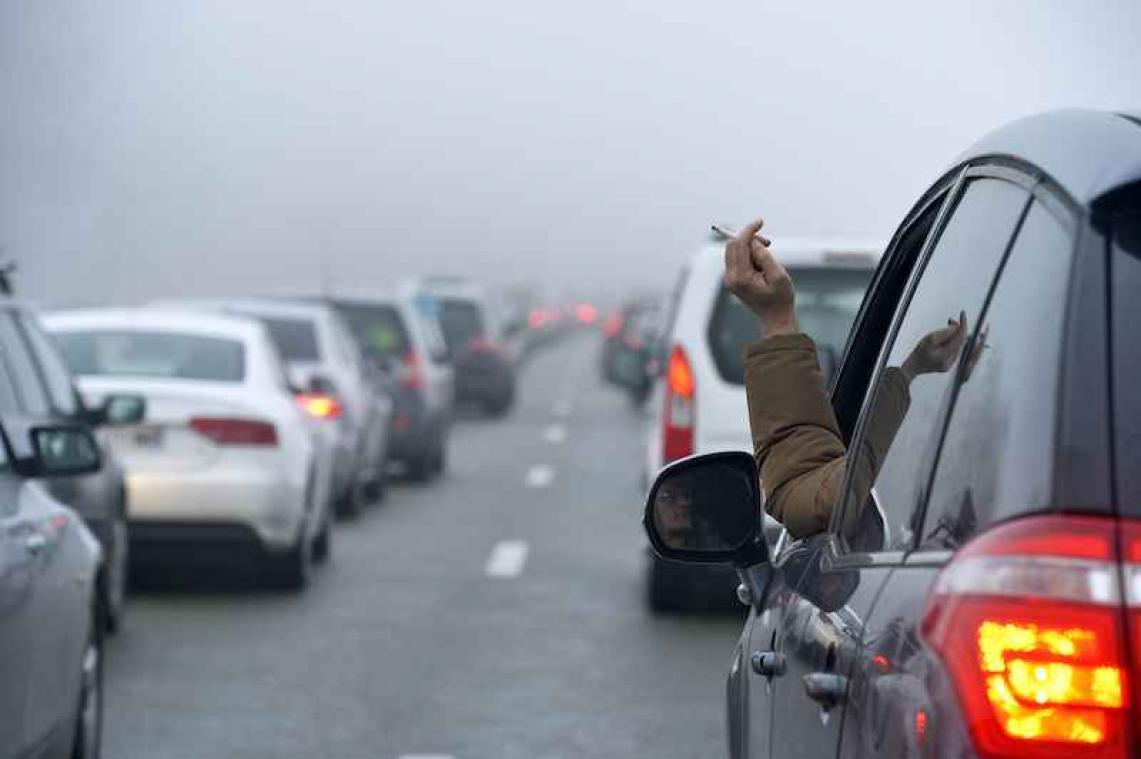 Nooit stonden we meer in de file