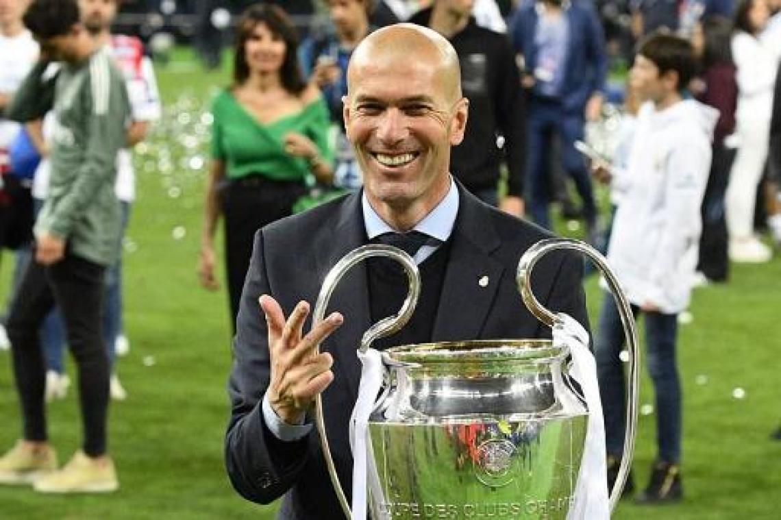 Verrassing van formaat: Zinédine Zidane stapt op bij Real Madrid