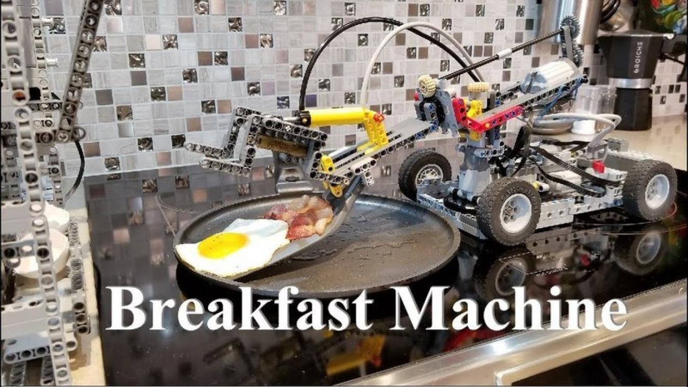VIDEO. Machine van Lego maakt je ontbijt