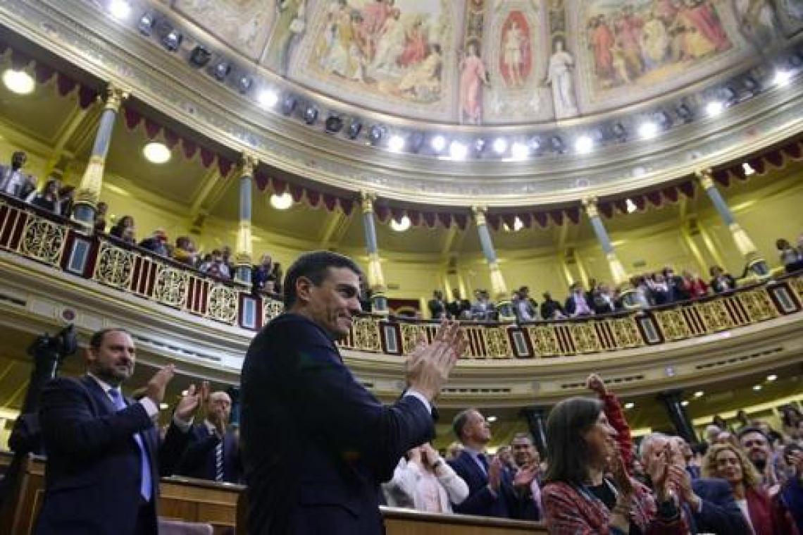 Sociaaldemocraat Sanchez ingezworen als nieuwe Spaanse premier