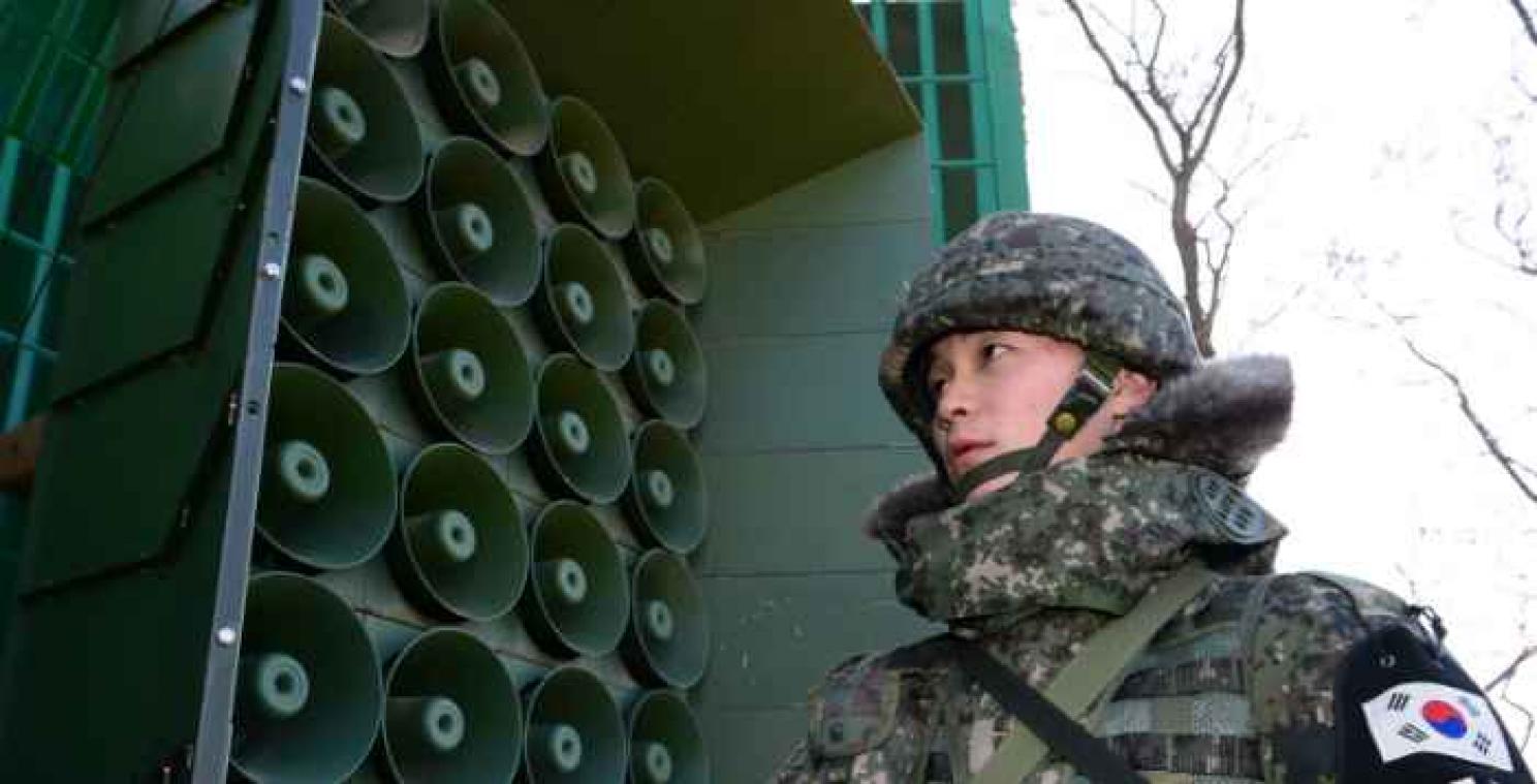 Zuid-Korea beantwoordt bomproeven met oorverdovende popmuziek