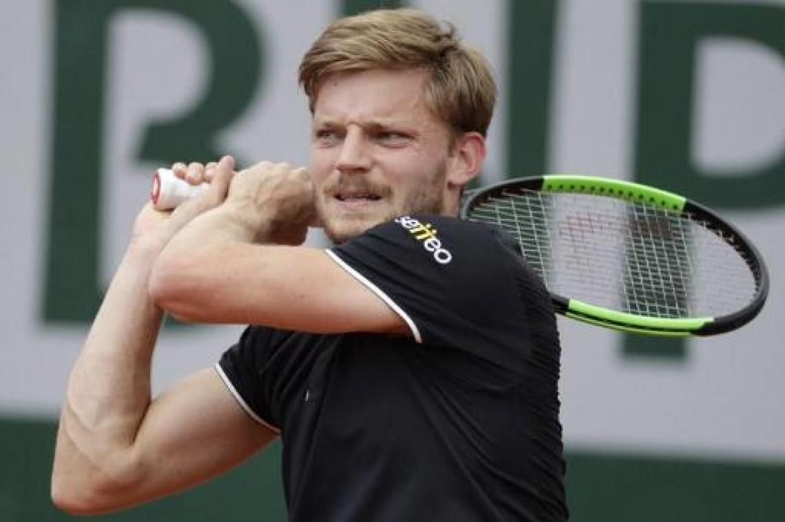 Goffin plaatst zich voor achtste finales na nagelbijter