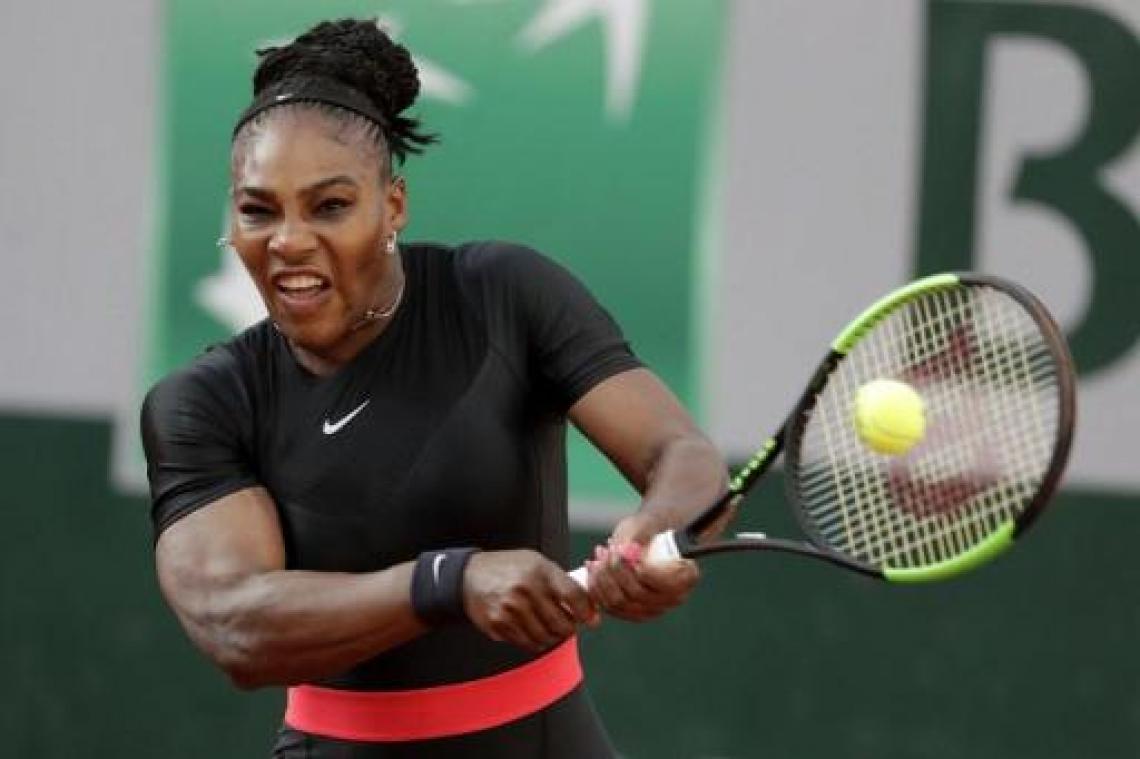 Roland Garros - Serena Williams maakt zich op voor duel met Maria Sharapova