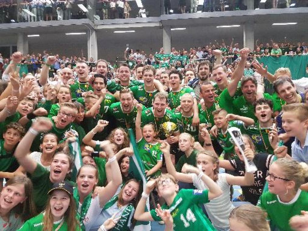 Play-offs handbal (m) - Achilles Bocholt pakt derde landstitel op rij