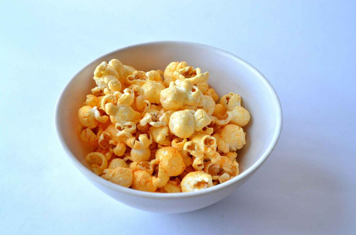 Popcorn als gezonde snack