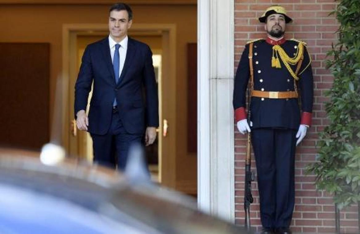 "Nieuwe regering Pedro Sanchez woensdag voorgesteld"