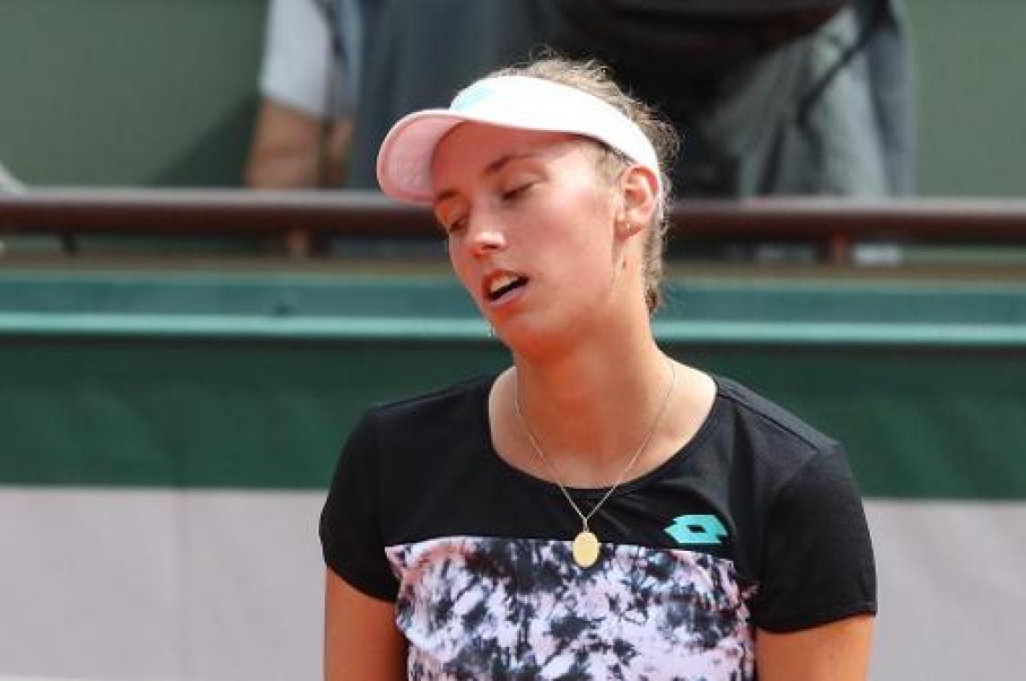 Elise Mertens kansloos onderuit tegen Simona Halep op Roland Garros