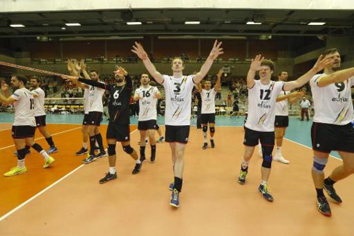 European League Volley (m) - België rekent makkelijk af met Estland en houdt kansen gaaf op groepswinst