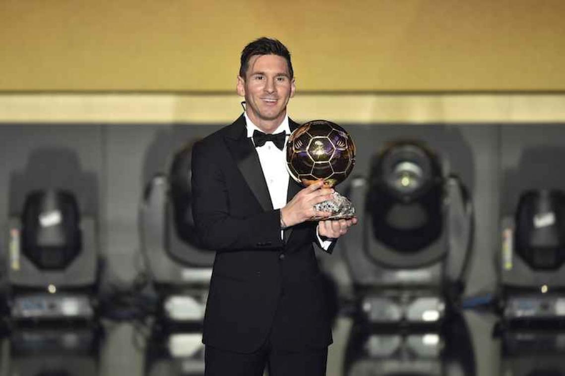 Messi verovert vijfde Gouden Bal