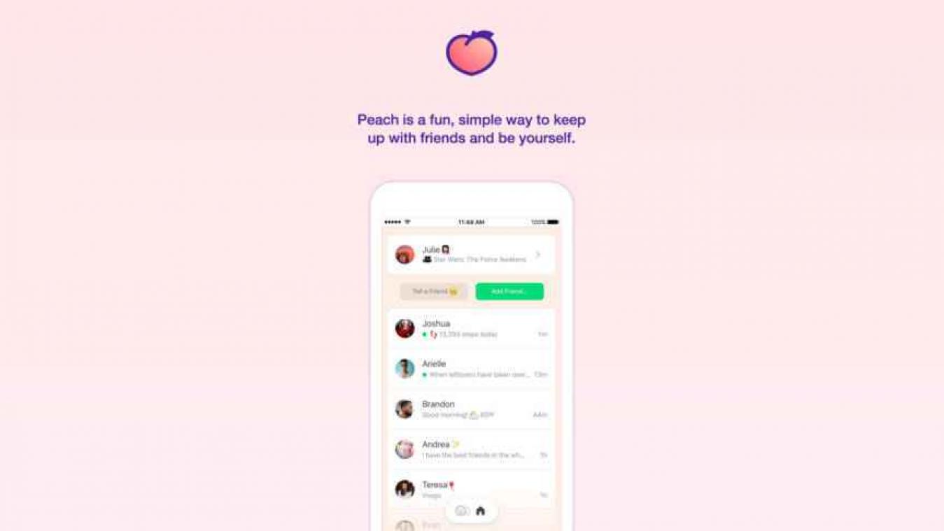 App 'Peach' is de nieuwste hype