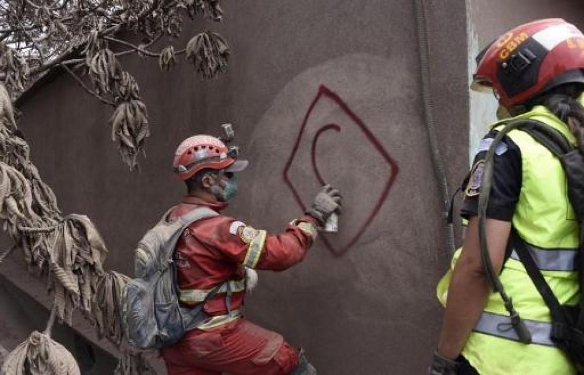Vulkaanuitbarsting Guatemala - Volcán de Fuego opnieuw uitgebarsten