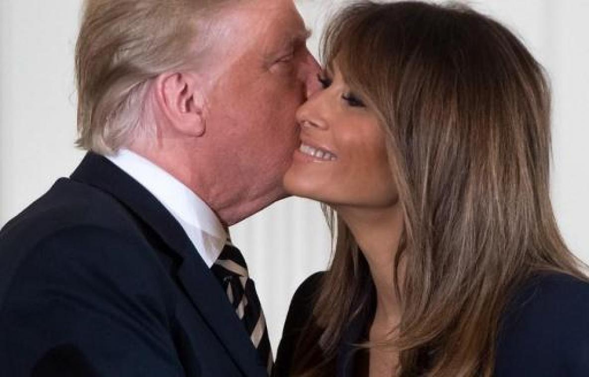 "Het gaat zeer goed met Melania"