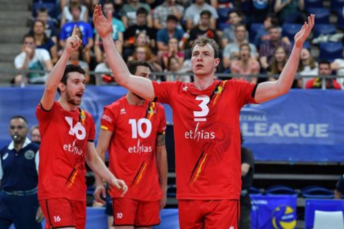 European League Volley (m) - Red Dragons verliezen van Zweden en grijpen naast Final Four