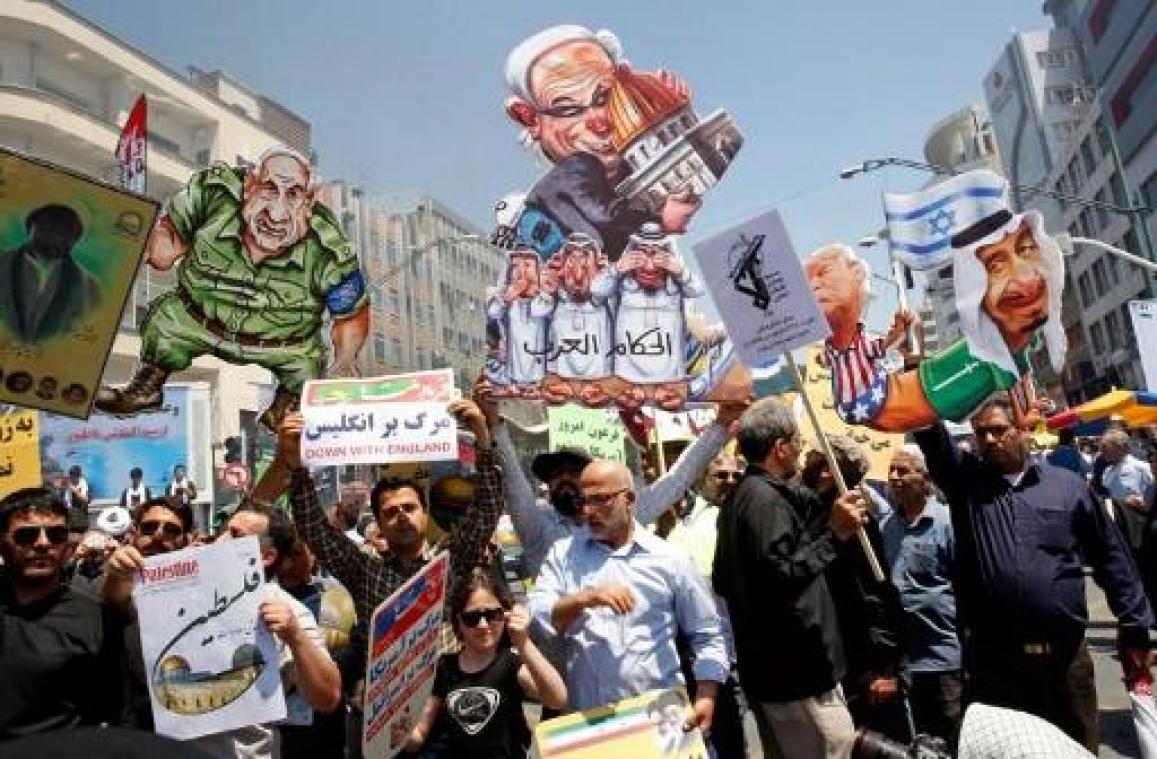 Honderdduizenden mensen op betogingen tegen Israël in Iran