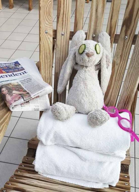 Verloren knuffel krijgt vijfsterren-behandeling in hotel
