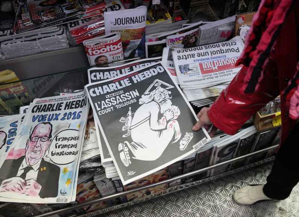 Ophef om nieuwe cartoon van Charlie Hebdo