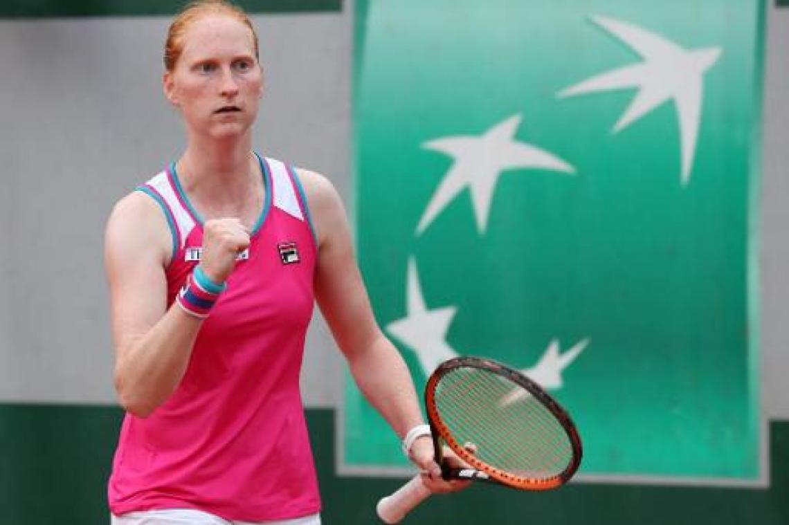 Alison Van Uytvanck neemt eerste horde in Rosmalen