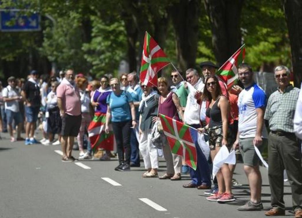 Mensenketting van meer dan 200 kilometer voor zelfbeschikking in Baskenland