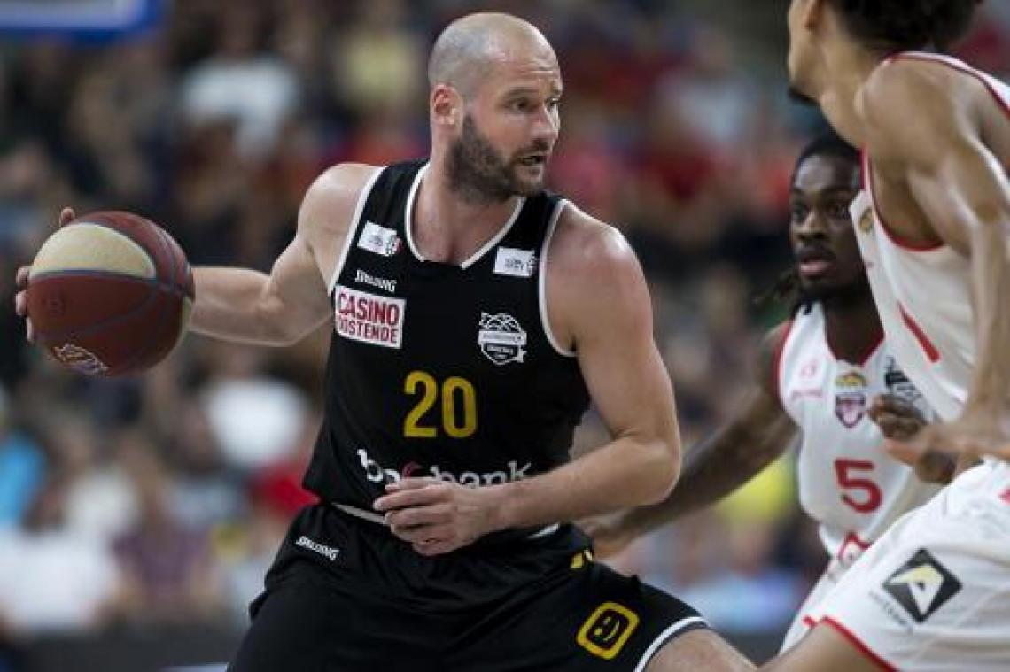 Euromillions Basket League - Oostende staat na winst bij Giants op een zege van nieuwe titel