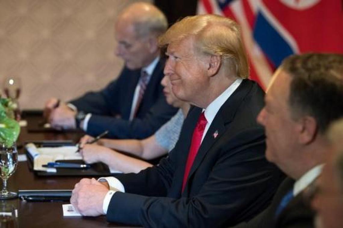 Ontmoeting Trump-Kim - Eerste gesprek met Kim was "zeer, zeer goed"