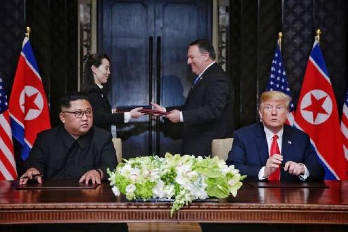 Trump bezoekt "op zekere tijd" Pyongyang en prijst Noord-Koreaanse stranden aan