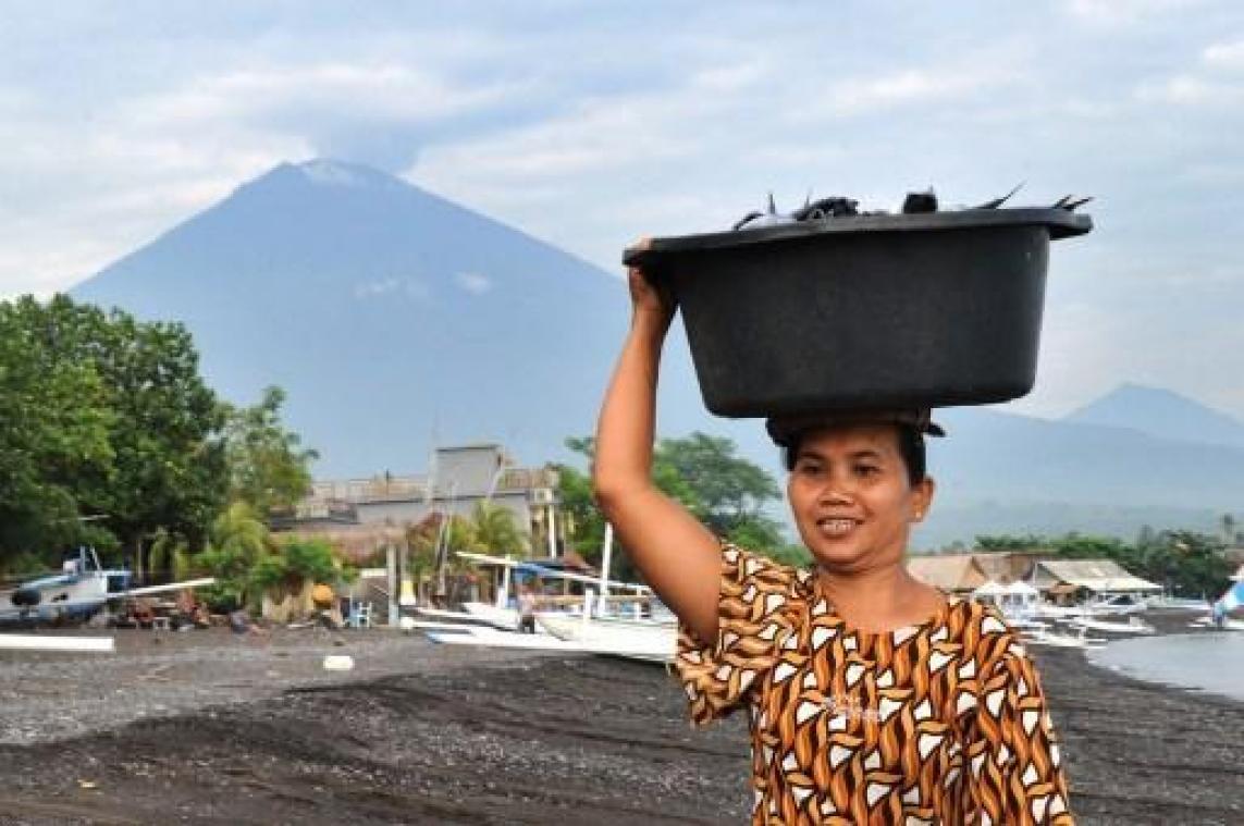 Vulkaan op Bali opnieuw uitgebarsten