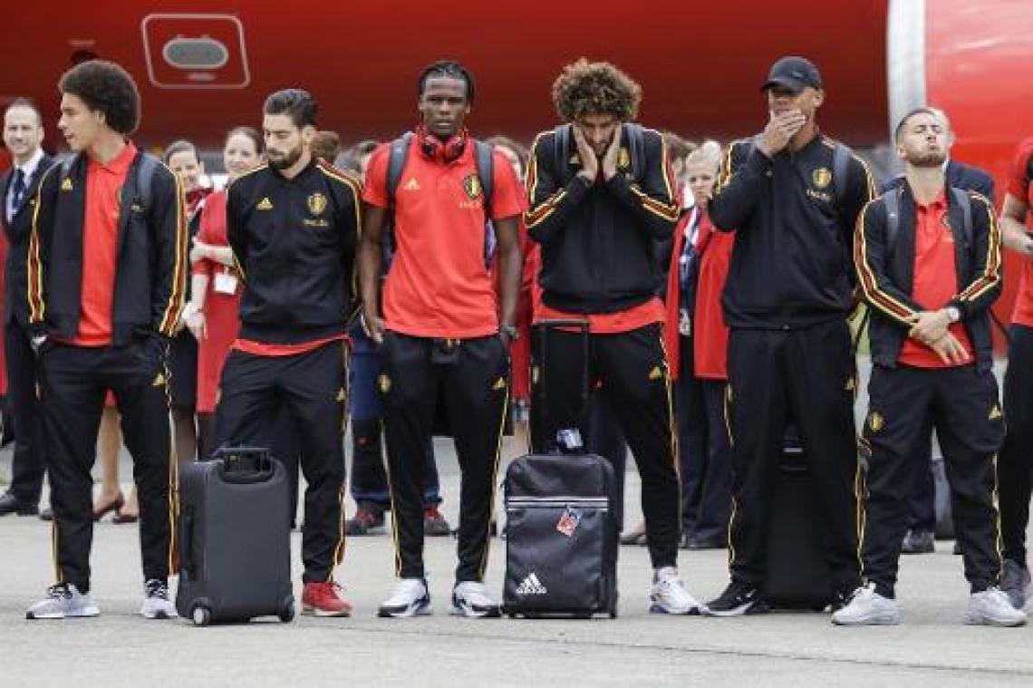 Rode Duivels zetten voet op Russische grond