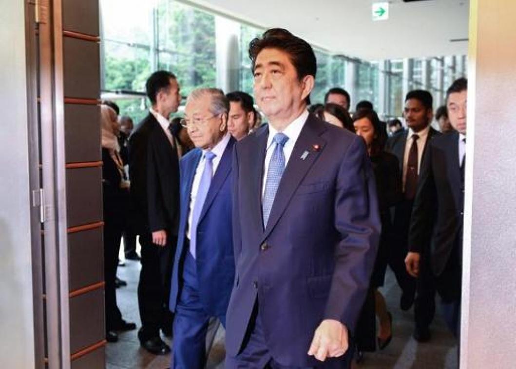 Japan wil top Abe-Kim