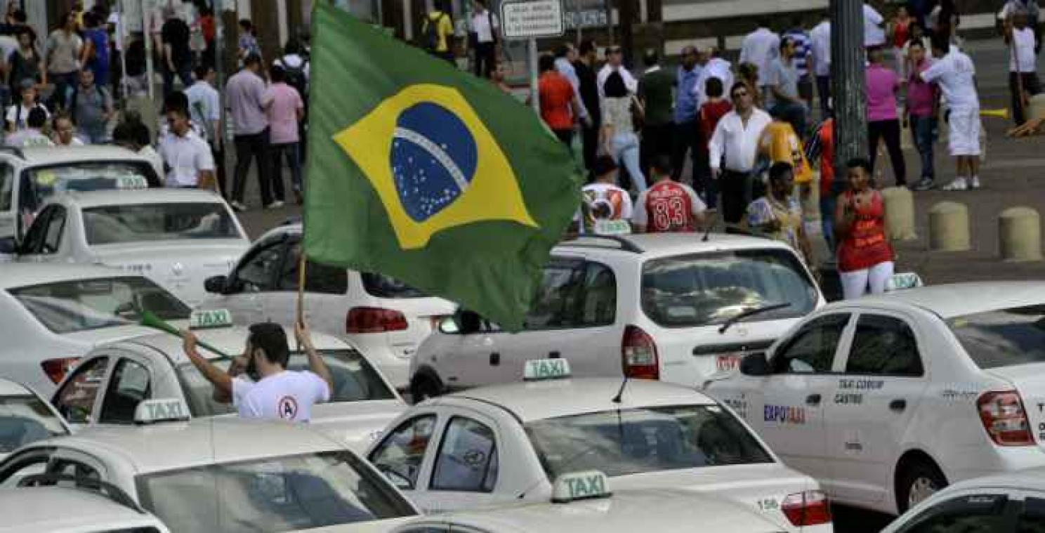Voetbal is taboe voor taxichauffeurs in Sao Paulo