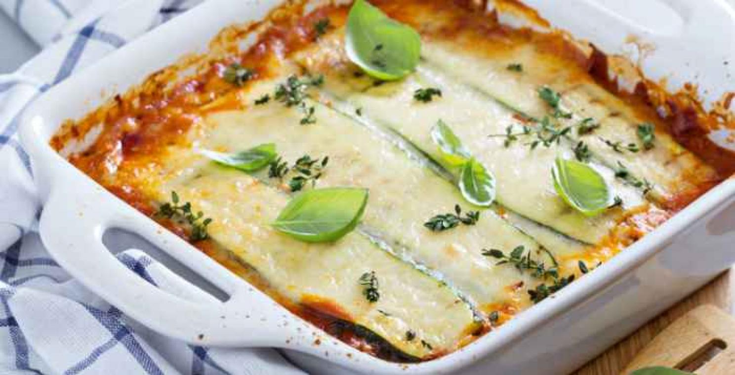 Dineren op z'n Italiaans: lasagne met courgette en tonijn