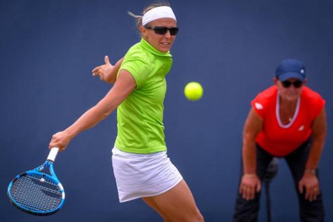 Flipkens bereikt finale dubbelspel WTA Rosmalen, Mertens naar halve finales