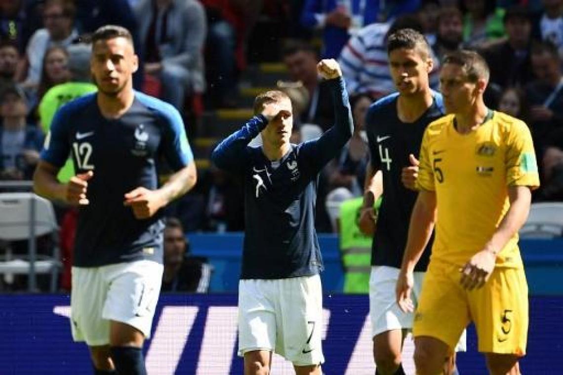 Frankrijk heeft weinig overschot tegen Australië