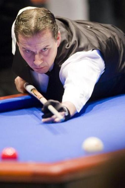 Eddy Merckx als enige Belg naar kwartfinales WB driebanden