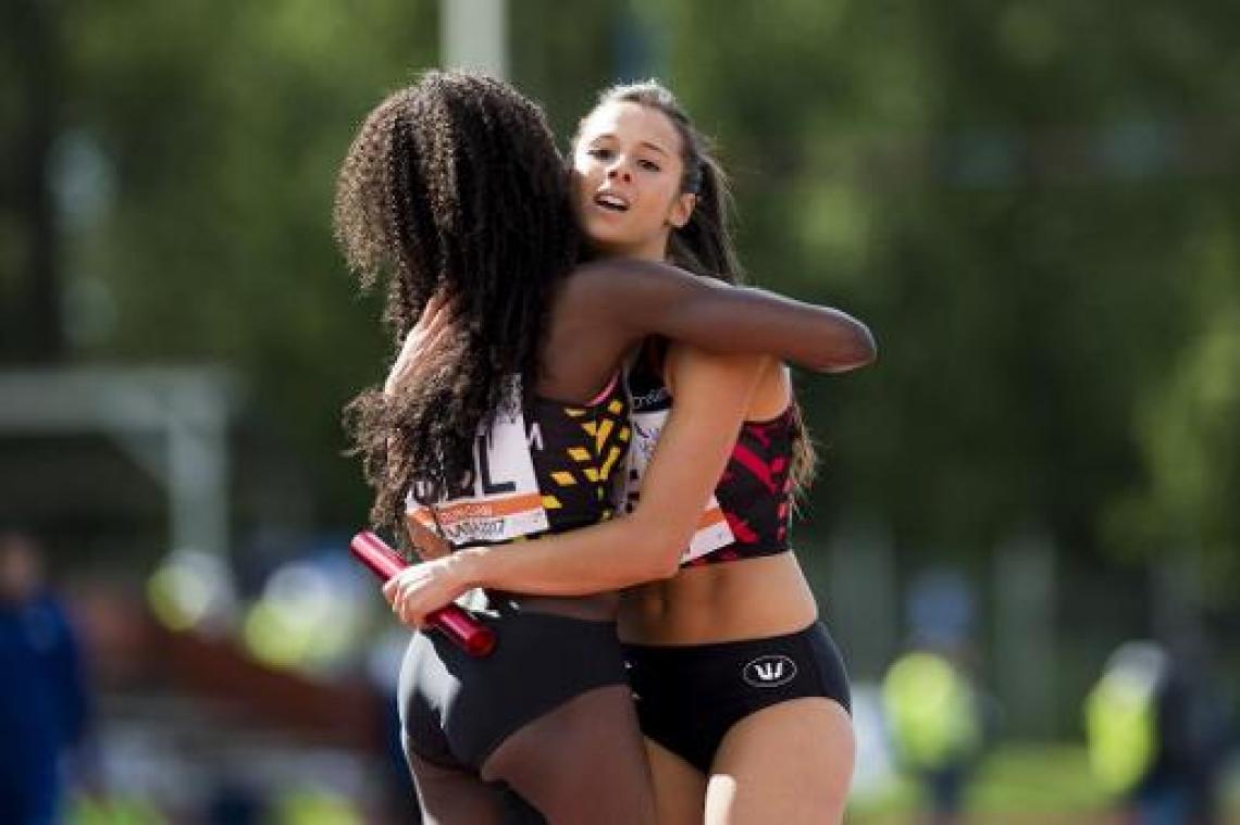 Belgische 4x400m-vrouwenploeg sloopt 38 jaar oud Belgisch record en mag naar EK