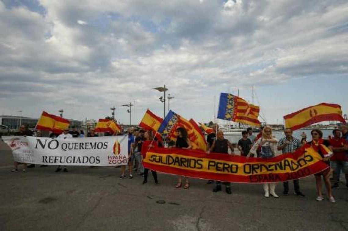 Vluchtelingencrisis - Valencia klaar voor ontvangst van de vluchtelingen van de Aquarius