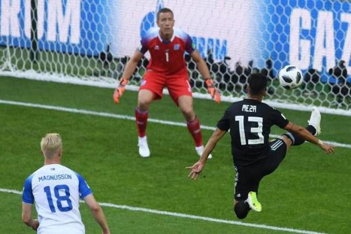 IJslandse keeper Halldorsson is Man van de Match in Argentinië-IJsland