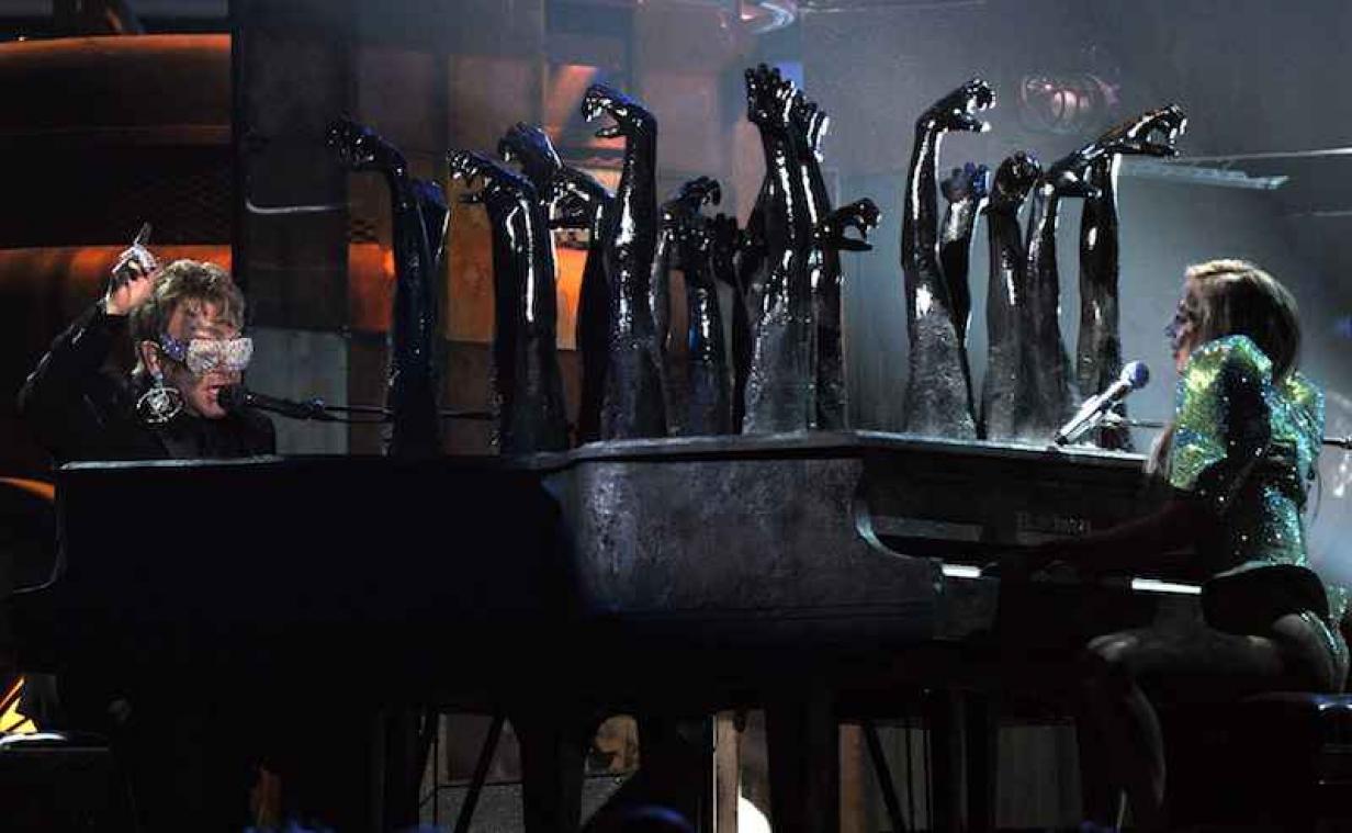 Elton John en Lady Gaga duiken samen studio in