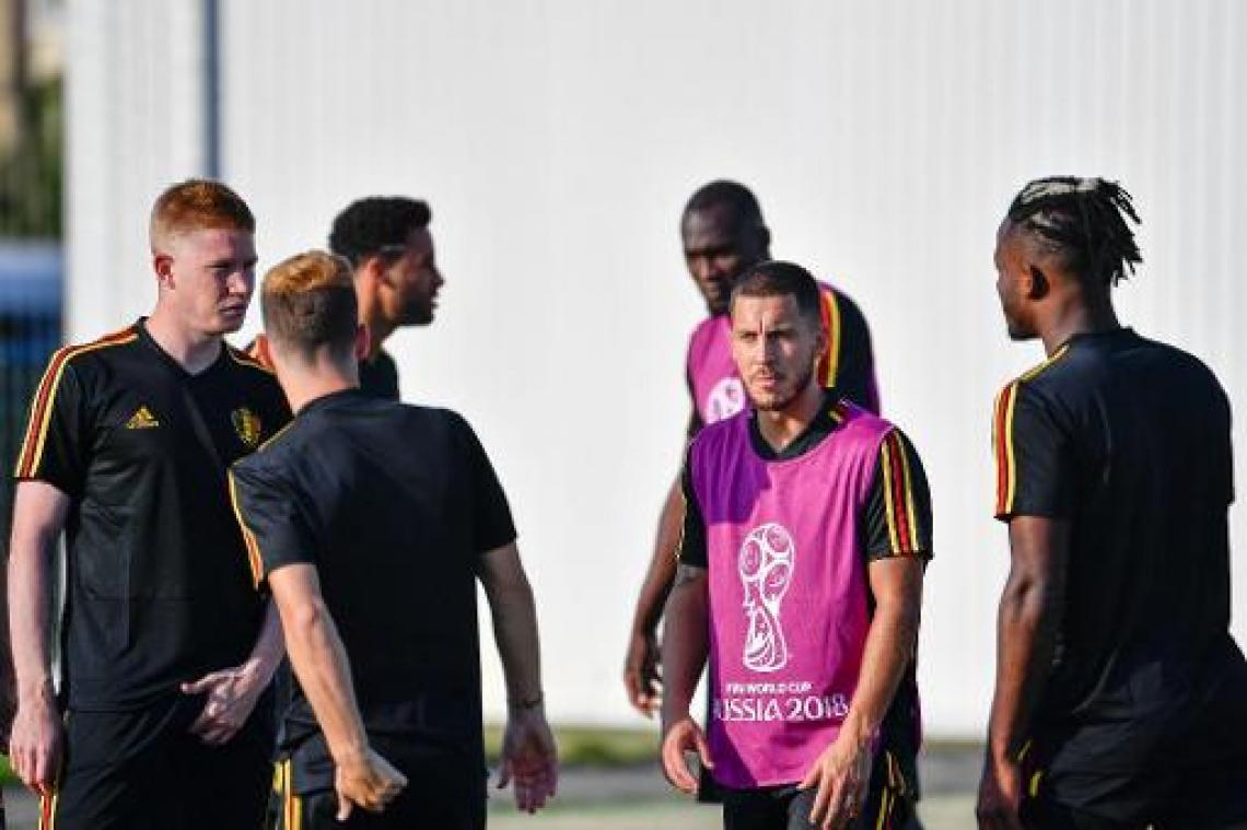21 Rode Duivels op laatste training voor Panama